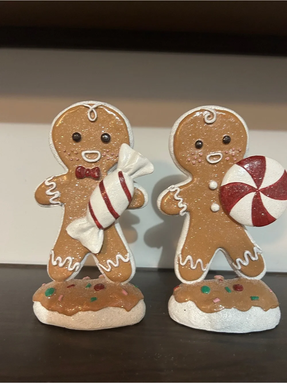 Gingerbread man Christmas decor figurines by Regency International